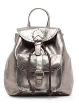 Sac � Dos Lebaroudeur Paul marius Gris vintage BAROUDEU