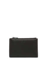 Wallet Leather Etrier Black paris EPAR619