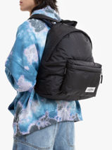 1 Compartment  Backpack Eastpak Black puff K620PUF-vue-porte