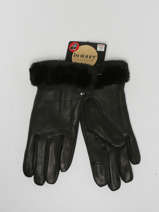 Gloves Isotoner Black women gloves 85312