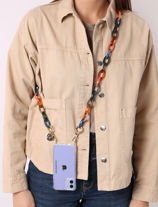 Chaine Coque T�l�phone La coque francaise Orange chaine LE314141-vue-porte