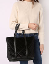 Shoulder Bag Cabas Vanessa bruno Black cabas 38V40315-vue-porte