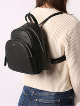 Backpack Miniprix Black grained F2591-vue-porte