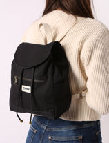 Backpack Hindbag Black best seller MINIELIO-vue-porte
