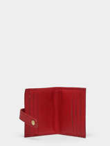 Card Holder Leather Katana Red marina 753130B