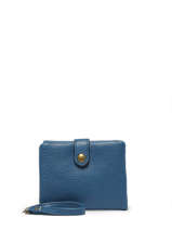 Coin Purse With Card Holder Miniprix Blue soft 376