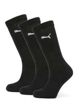 Lot De 3 Paires De Chaussettes Puma Noir socks 7312