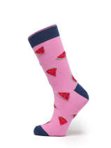 Chaussettes Cabaia Rose socks men OLY-vue-porte