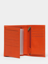 Wallet Leather Katana Orange marina 753018-vue-porte