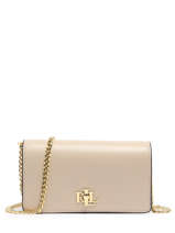 Sac Bandoulire Dryden Cuir Lauren ralph lauren Beige dryden 32915377