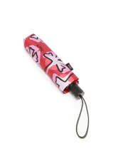 Umbrella Ginko Mini Automatic Lancel Pink parapluie L208