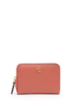 Leather Dryden Wallet Lauren ralph lauren Pink dryden 32876729