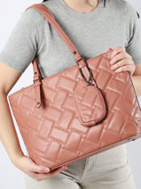 A4 Size Shoulder Bag Winter Miniprix Pink winter G7475-vue-porte