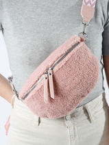 Belt Bag Miniprix Pink sangle 4-vue-porte