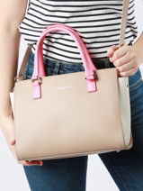 Trapeze Smooth Leather Lancaster Beige smooth 3-vue-porte