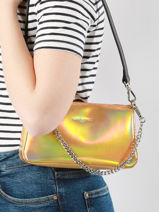 Shoulder Bag Glass Irio Lancaster Gold glass irio 40-vue-porte