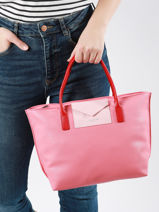Shopping Bag Maya Lancaster Pink maya 18-vue-porte