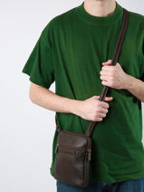 Pochette Homme Arthur & aston Marron johany 8-vue-porte