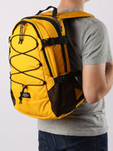 Sac � Dos 2 Compartiments + Pc 16" Eastpak Jaune core series EK0A5BFZ-vue-porte