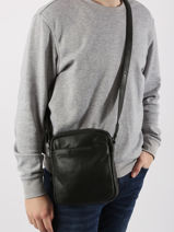 Sac Bandouli�re Arthur & aston Noir diego 1438-25-vue-porte