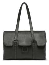 Shoulder Bag Tradition Leather Etrier Black tradition EHER27