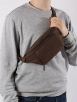 Belt Bag Leather Francinel Brown bilbao 655040-vue-porte