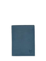 Leather Michelin Wallet Yves renard Blue michelin 179