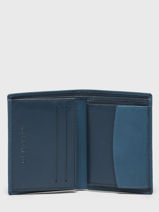 Leather Michelin Wallet Yves renard Blue michelin 179-vue-porte