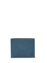 Leather Michelin Wallet Yves renard Blue michelin 1707