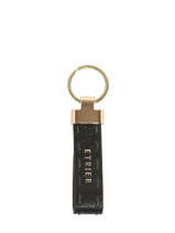 Leather Tradition Key Chain Etrier Black tradition EHER94