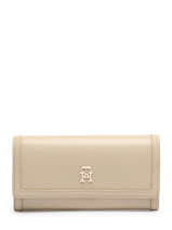 Portefeuille Tommy hilfiger Beige th city AW15747