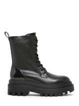 Boots En Cuir Calvin klein jeans Noir women 12850GT