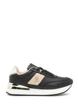 Sneakers In Leather Tommy hilfiger Black women 7830BDS