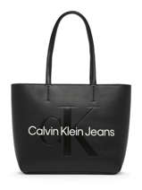 Shoulder Bag Sculpted Calvin klein jeans Black sculpted K610276