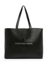 Shoulder Bag Sculpted Calvin klein jeans Black sculpted K610825