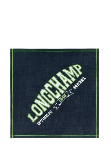 Longchamp Pret a porter Scarf Blue-vue-porte