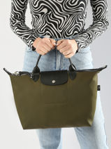 Longchamp Le pliage energy Sacs port� main Vert-vue-porte