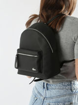 Backpack Lacoste Black daily lifestyle NF4372DB-vue-porte