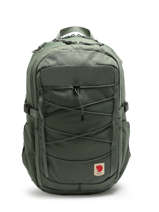 2-compartment Backpack With 15" Laptop Sleeve Fjallraven Green skule 23346