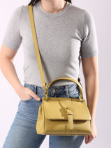 Crossbody Bag Oxer Leather Oxer Leather Etrier Yellow oxer EOXE001M-vue-porte