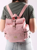 Medium Backpack Narcisse Woomen Pink narcisse WNAR14-vue-porte