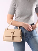 Crossbody Bag Oxer Leather Oxer Leather Etrier Beige oxer EOXE001M-vue-porte