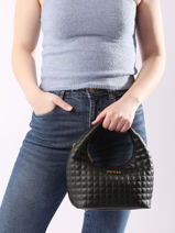 Tia Baguette Bag With Shoulder Strap Guess Black tia QA918712-vue-porte