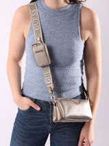 Latona Mini Crossbody Bag Guess Silver latona BG921172-vue-porte