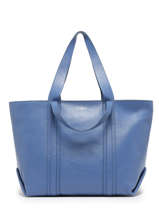 Shoulder Bag Grace Leather Le tanneur Blue grace TGRC1670