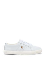 Sneakers In Leather Lauren ralph lauren White accessoires 83093706