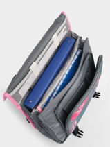 Wheeled Schoolbag 2 Compartments Cameleon Gray actual PBBACR38-vue-porte