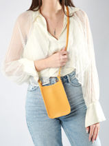 Longchamp Le foulonn� Ipod case / cd holder Orange-vue-porte