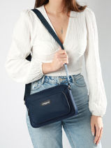 Crossbody Bag Basic Vita Lancaster Blue basic vita 77-vue-porte