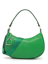 Medium Leather Altesse Shoulder Bag Etrier Green altesse EALT017M